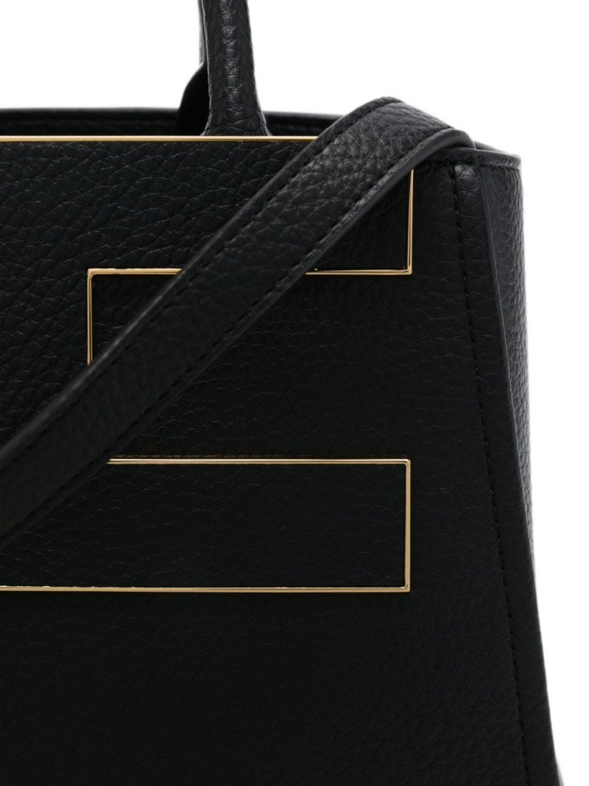 Elisabetta Franchi Trapezoidal Structured Geometric Handbag
