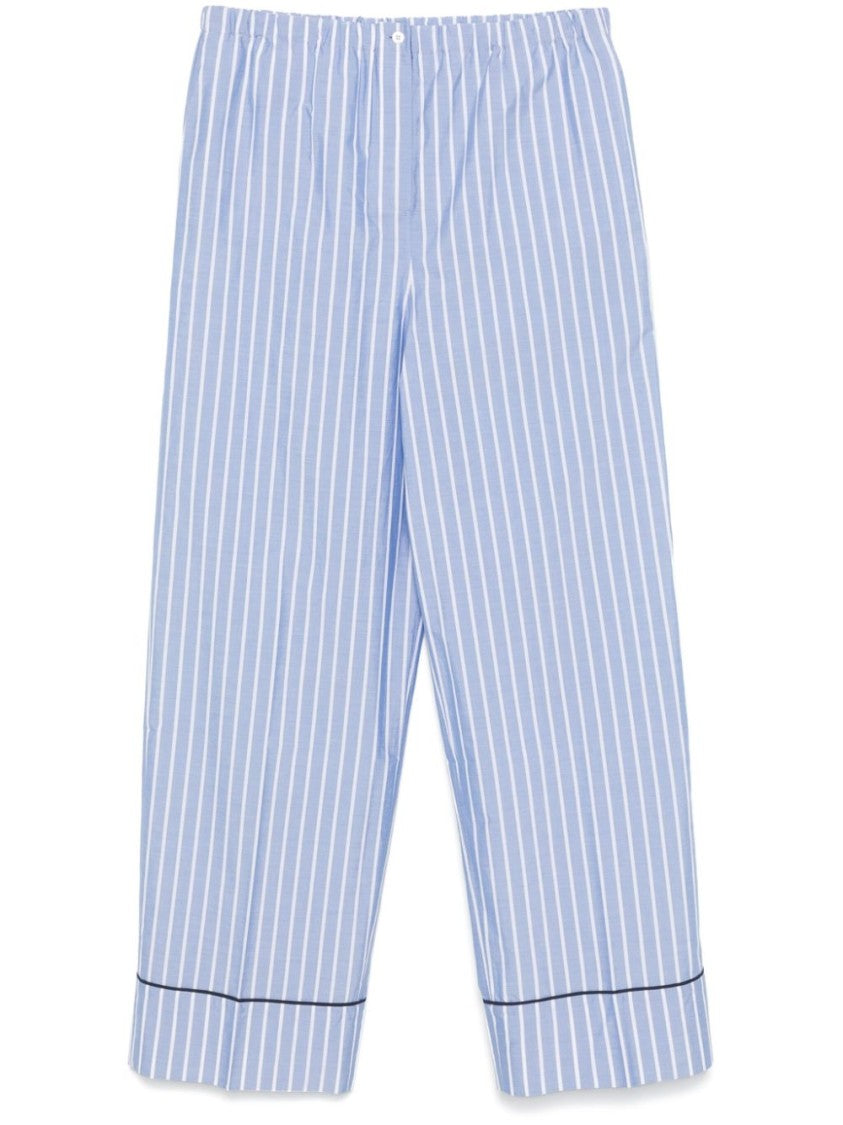 Prada Classic Striped Trousers With Relaxed Fit