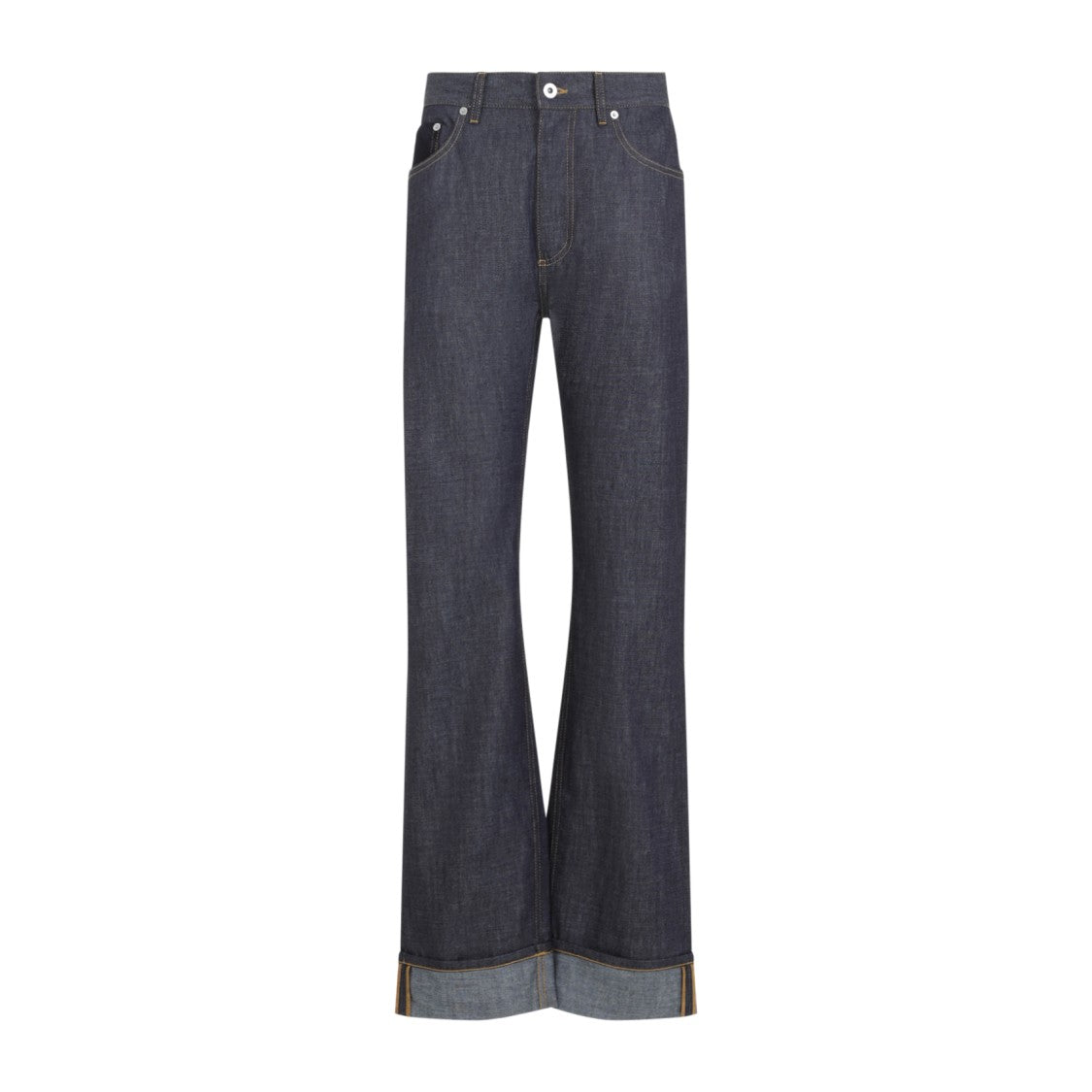 Bottega Veneta Intrecciato Pocket Blue Cotton Jeans
