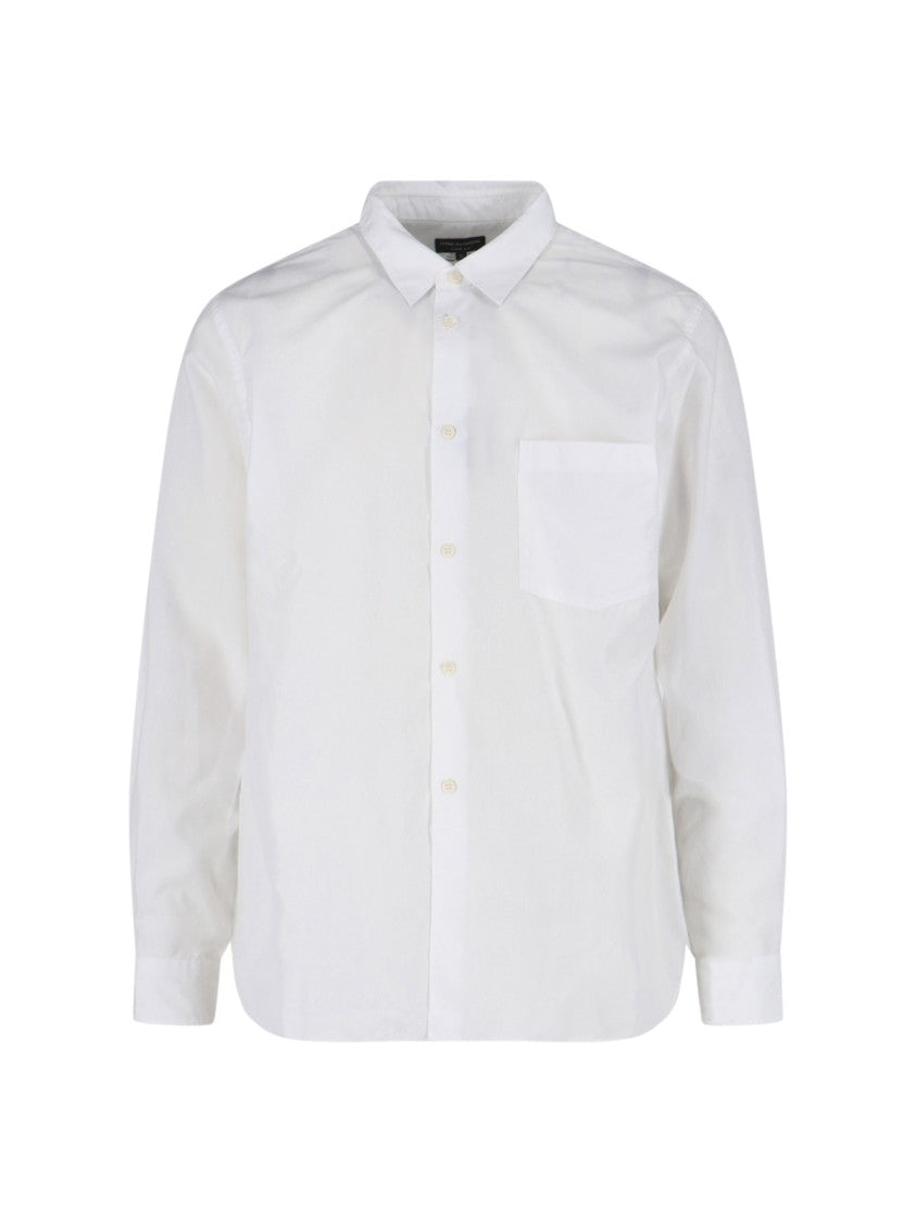 Comme Des Garçons Homme Plus Classic Shirt, In White Fabric
