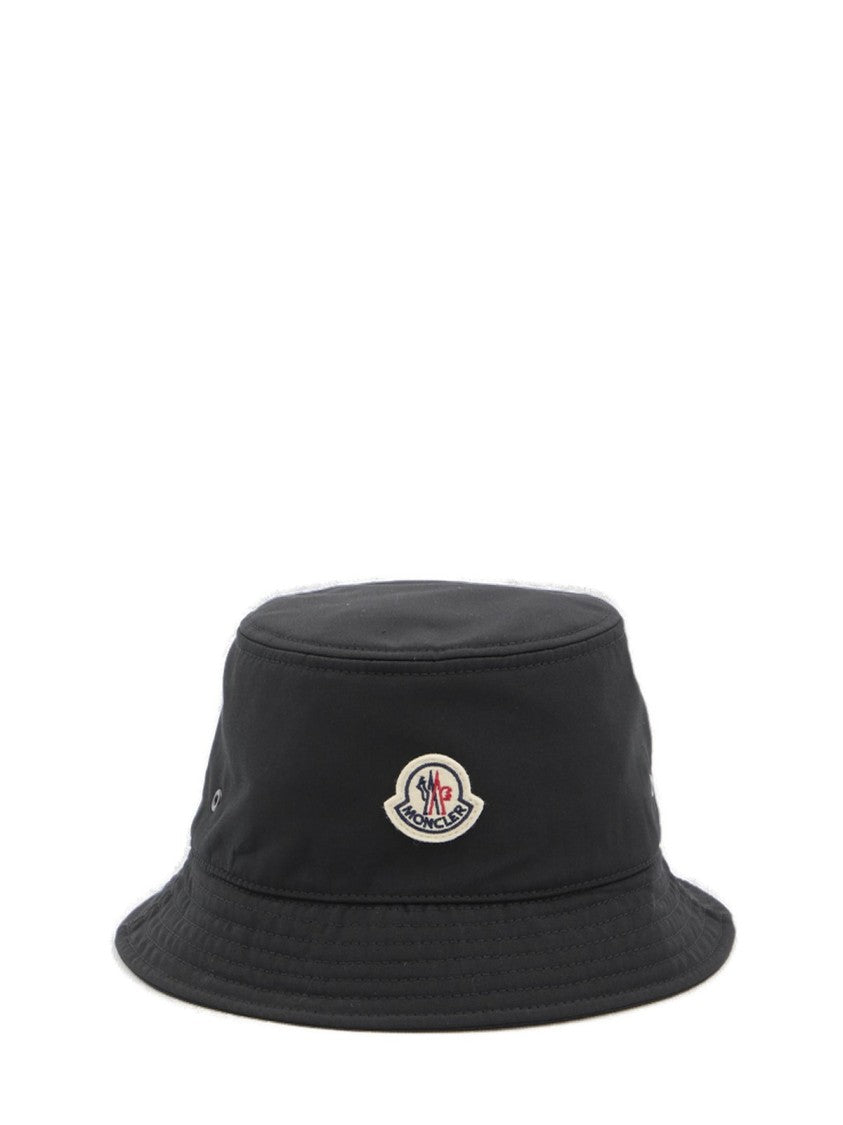 Moncler Rounded Crown Hat With Curved Brim And Minimalist Design