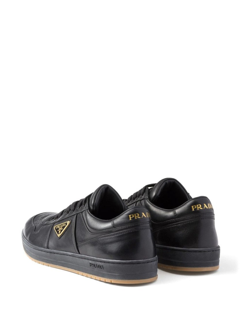 Prada White Downtown Nappa Leather Sneakers