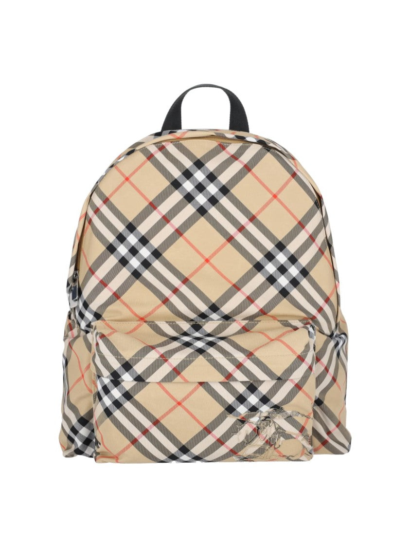 Burberry "Check" Backpack Beige