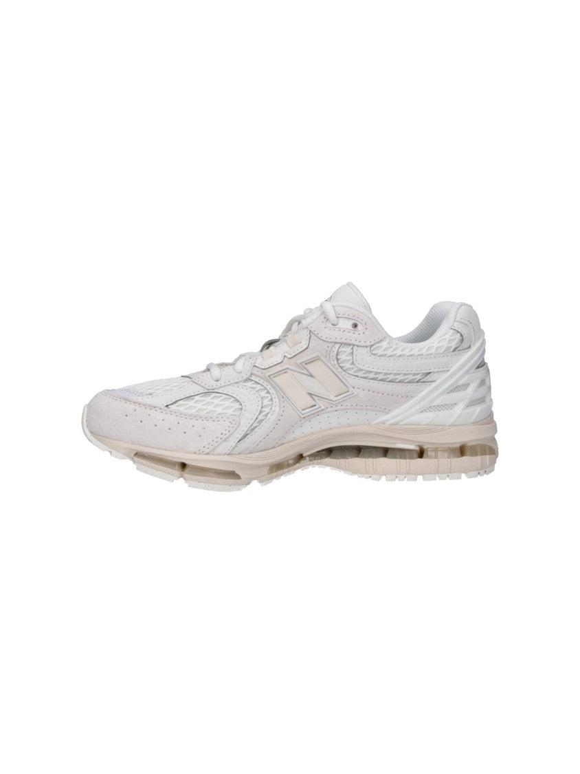 New Balance White 1954R Leather Sneakers