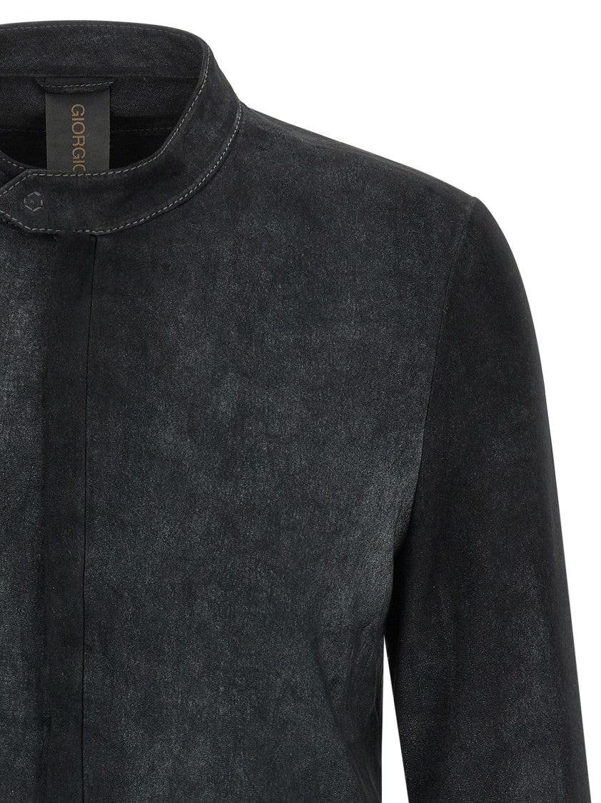 Giorgio Brato Stretch Biker Jacket