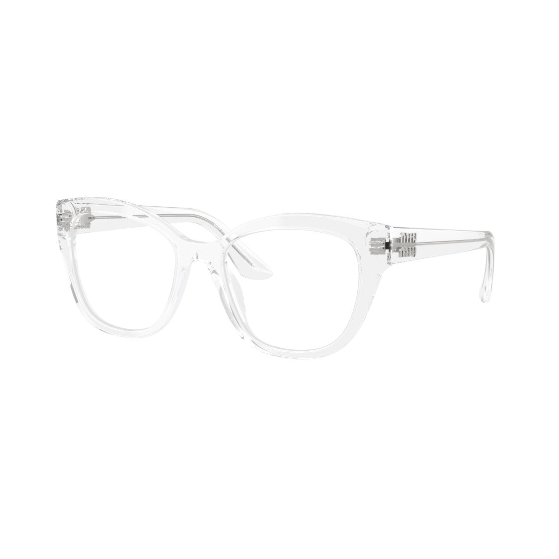 Miu Miu 0Mu 05Xv Transparent Acetate Cat-Eye Eyeglasses