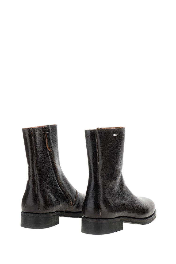 Our Legacy Dark Brown Leather Camion Boots