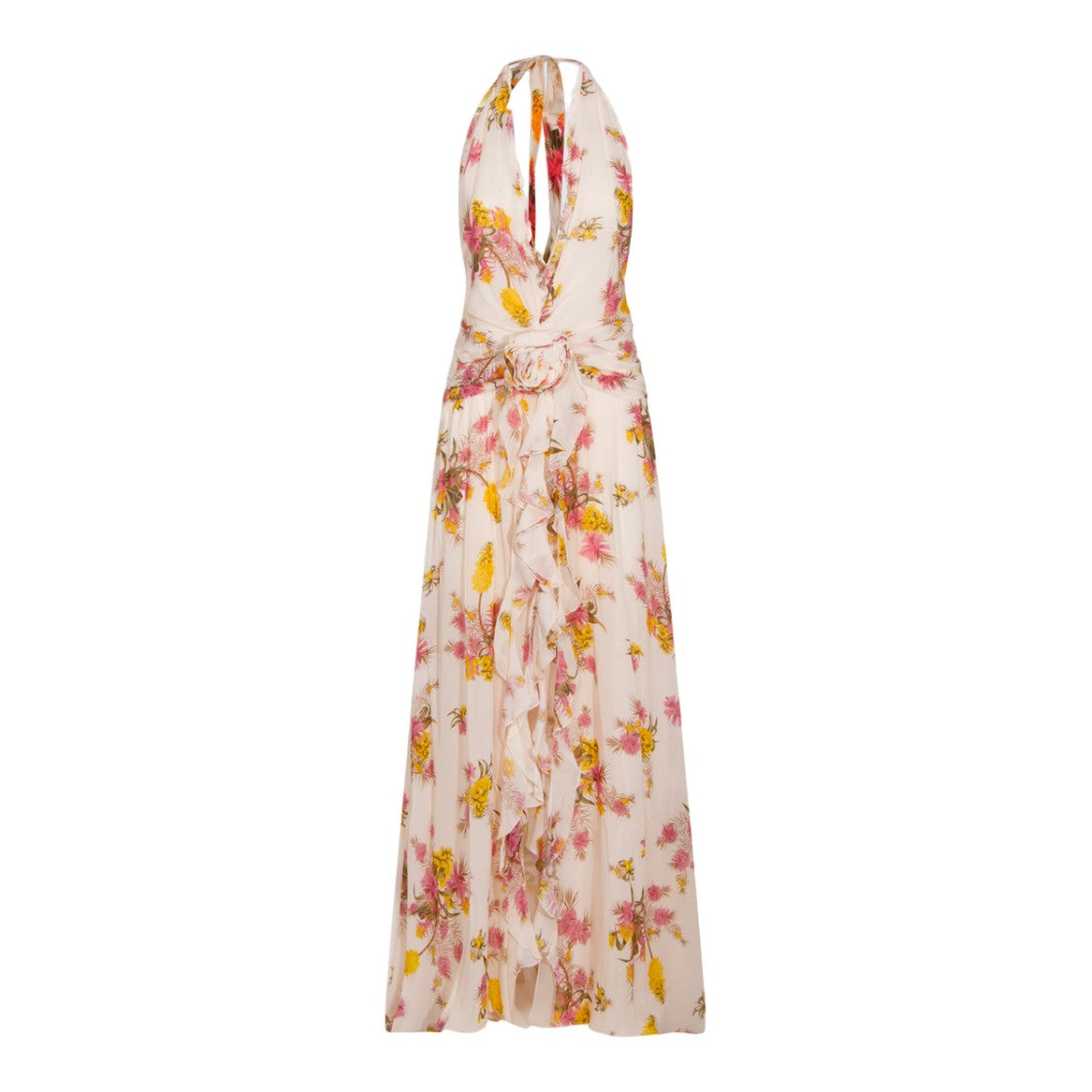 Blumarine Flowing Silhouette Dress With Delicate Draping