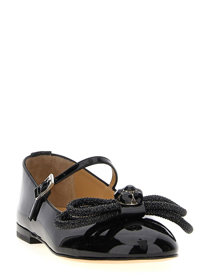 Mach & Mach Double Bow' Ballet Flats