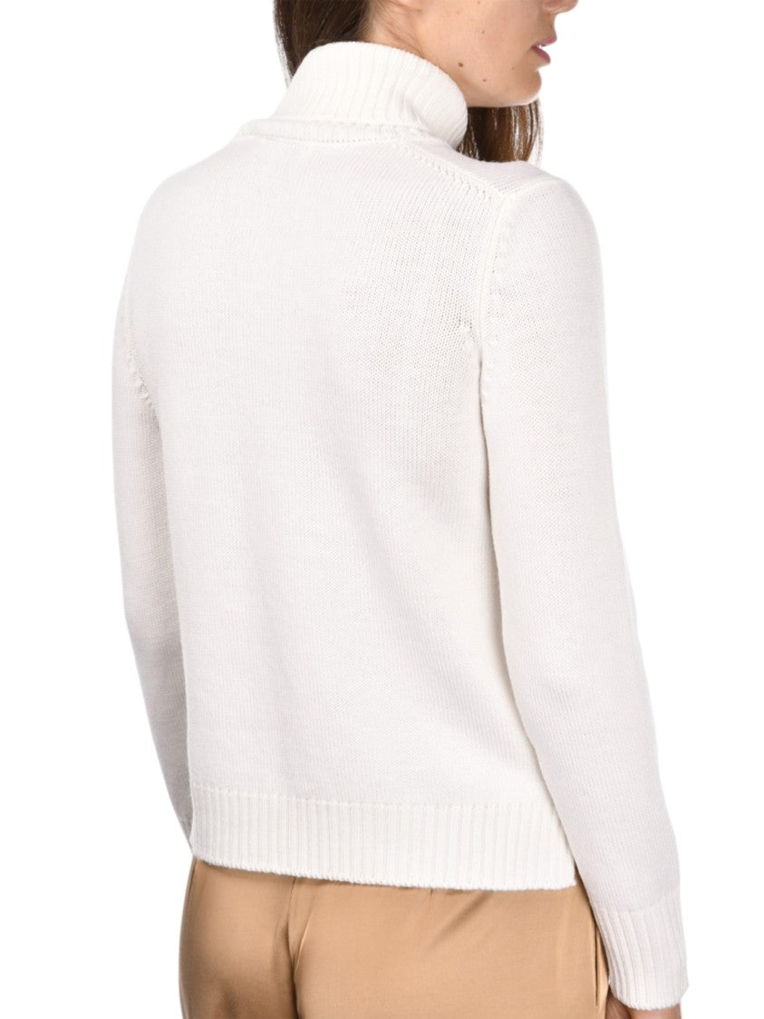 Gran Sasso Knitted Turtleneck Sweater With Side Slits