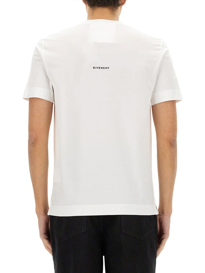 Givenchy 4G Embroidered White T-Shirt