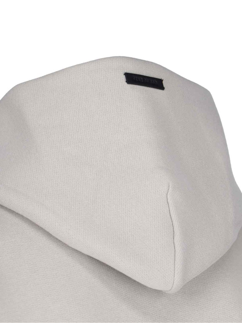 Fear Of God Relaxed Fit Grey Hoodie