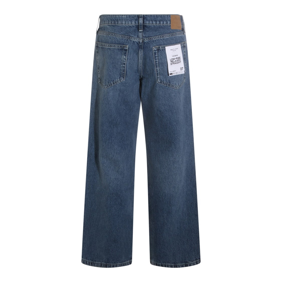 Rag & Bone Straight-Leg Jeans With Mid-Rise Waist