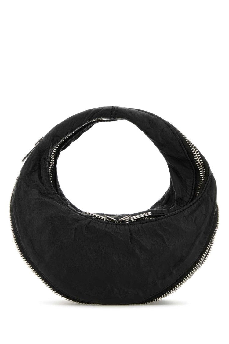 Alexander Wang Black Leather Twist Handbag