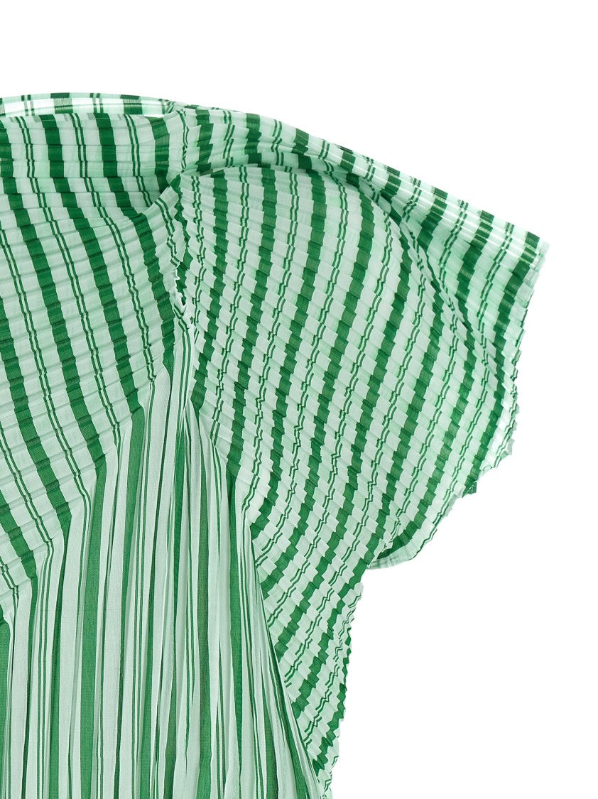 Issey Miyake 'Generic Stripes (Machine Pleats)' Top