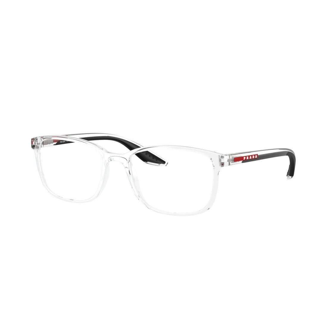 Prada Linea Rossa 0Ps 07Rv Transparent Rectangular Sunglasses
