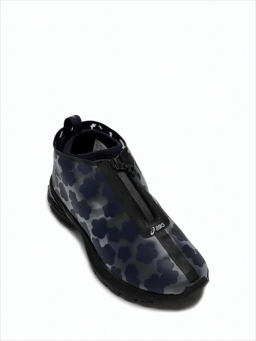 Cecilie Bahnsen Glossy Low-Profile Sneakers With Floral Accent