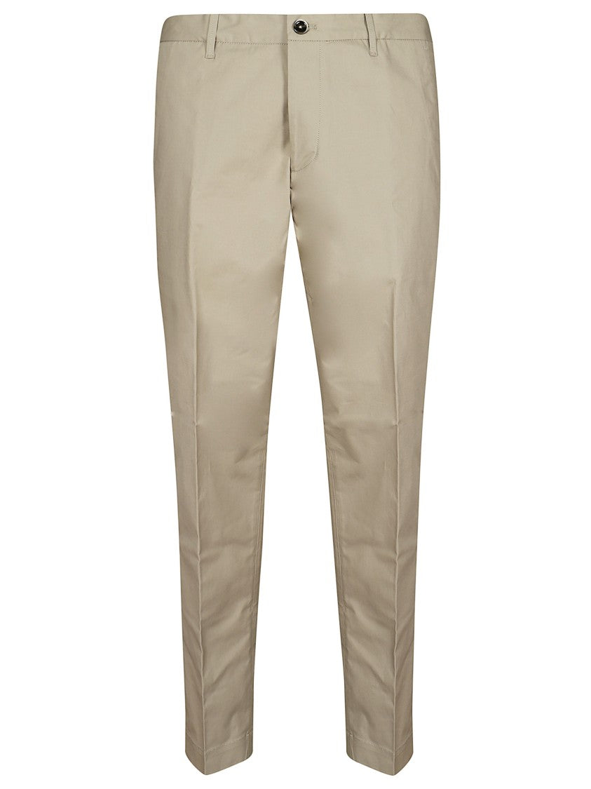 Nine In The Morning Sage Jupiter Flat Front Pants