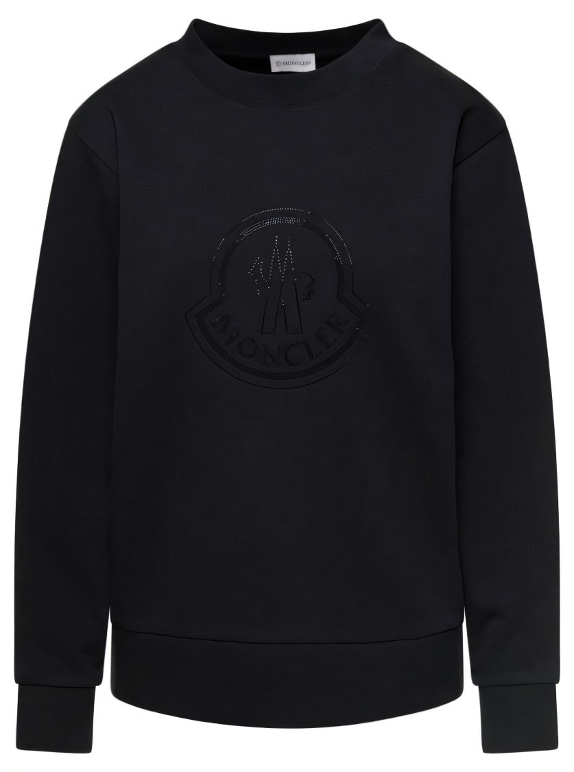 Moncler Classic Black Long-Sleeve Sweatshirt