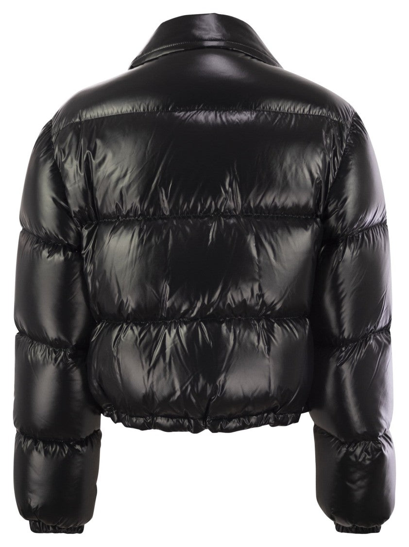 Fay 3-Hook Cropped Down Jacket