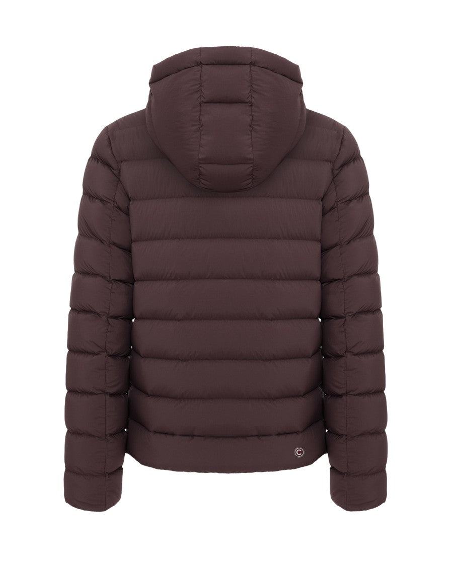 Colmar Black Coffee Black Quilted Hooded Down Jacket