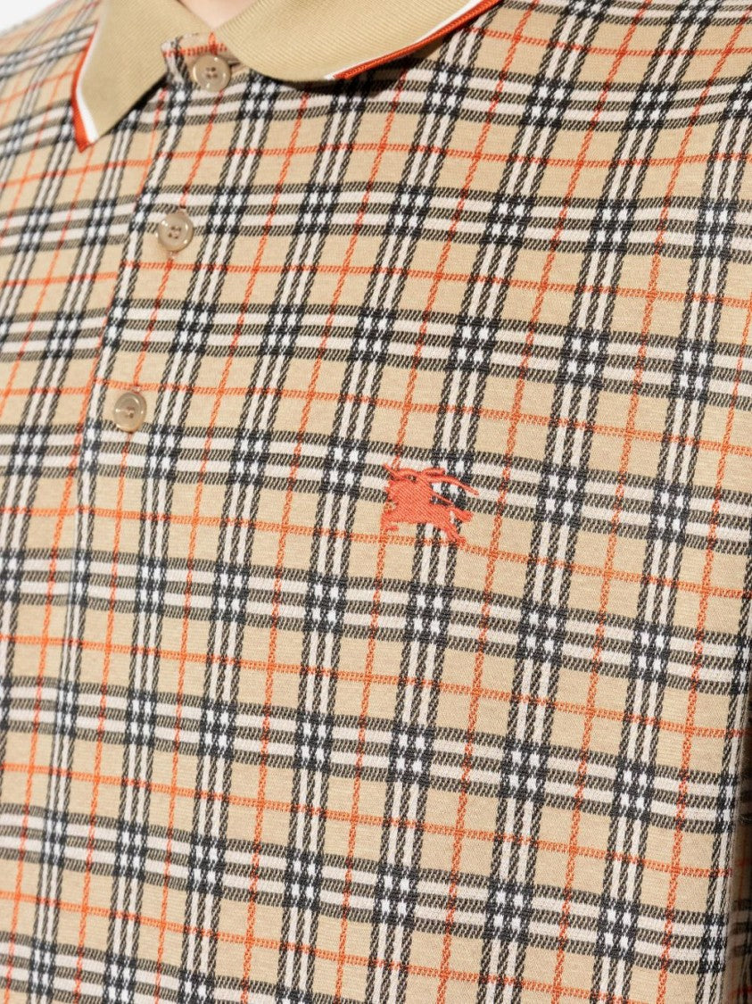 Burberry Classic Check Pattern Polo Shirt