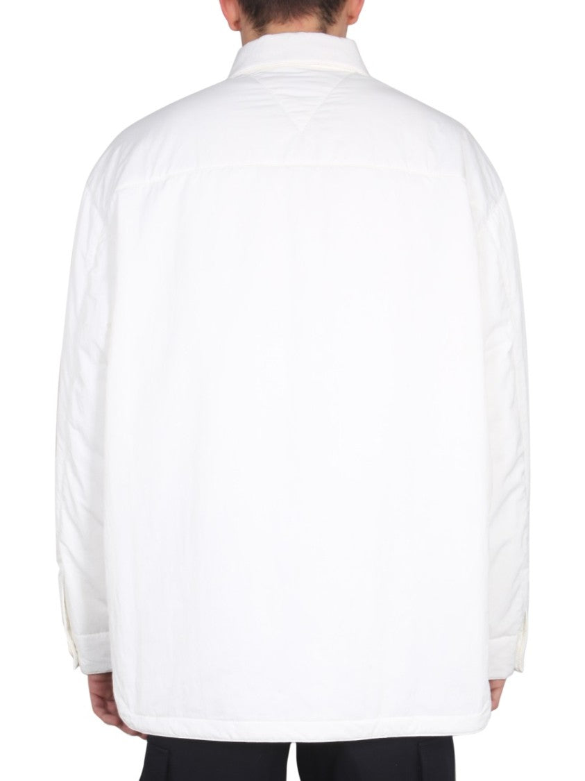 Bottega Veneta Technical Nylon Jacket With Button Closure