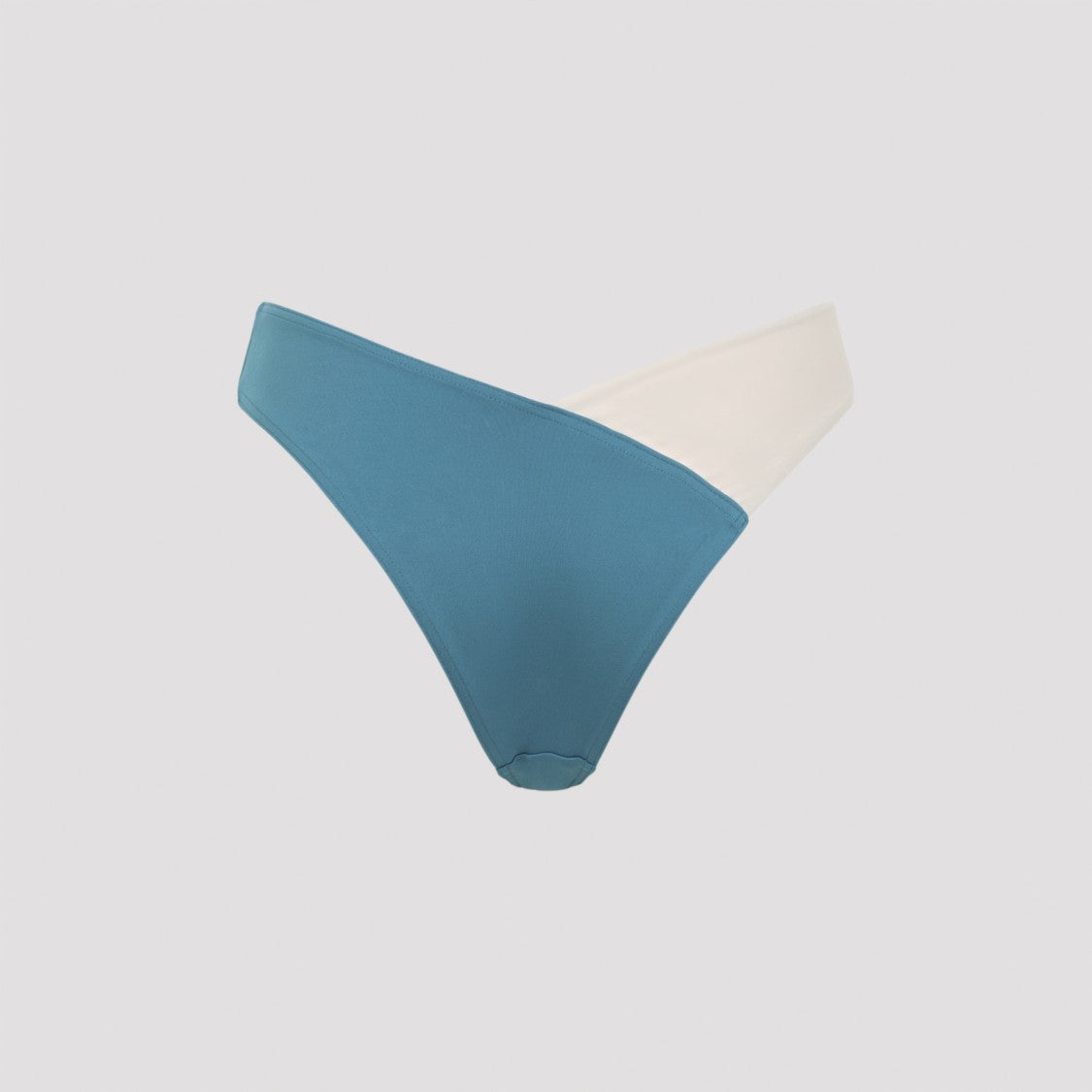 Eres Dual-Tone Blue Bikini Bottom With High-Cut Silhouette