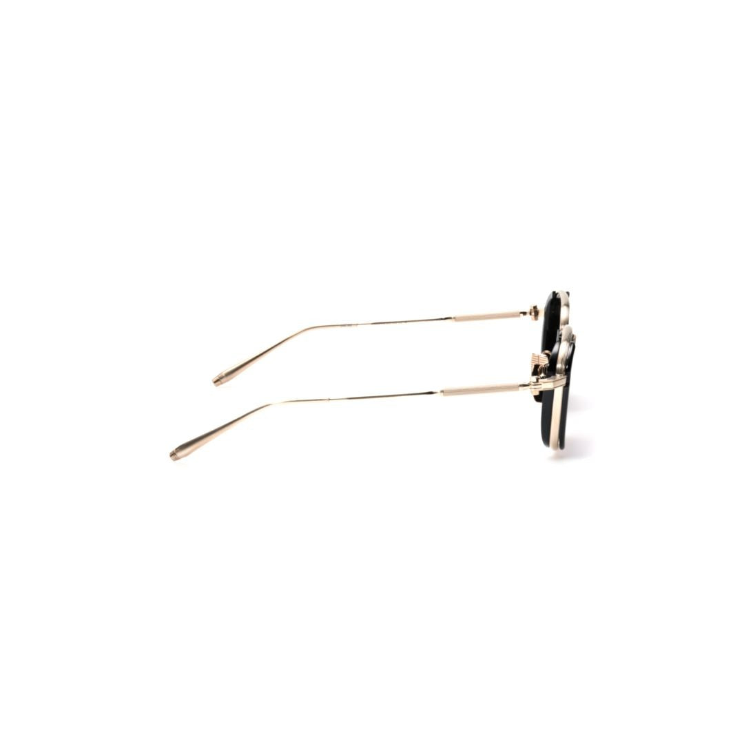 Akoni Aks-513 Geometric Frame Sunglasses With Gold-Tone Metal