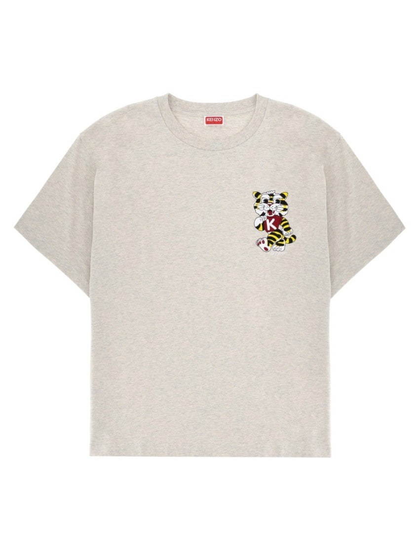 Kenzo Wild Tiger Cotton Graphic T-Shirt