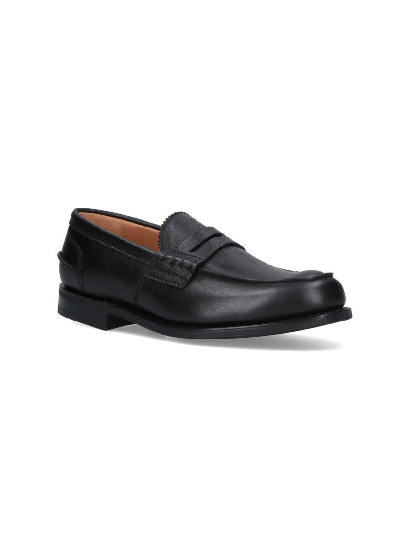 Church's Mocassino Pembrey 2.0 Black Calf Leather Slip-On Shoes
