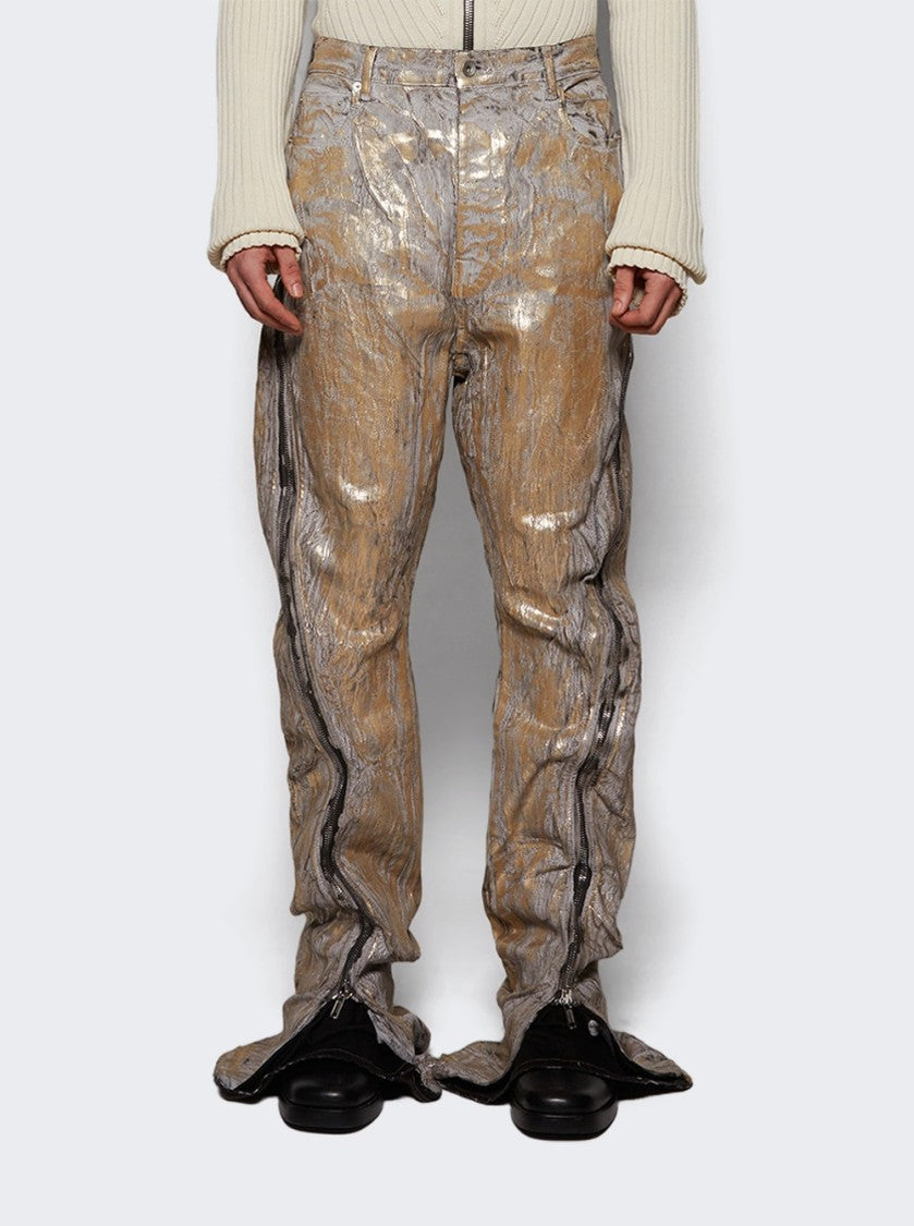 Rick Owens Bolan Banana Pants Gold