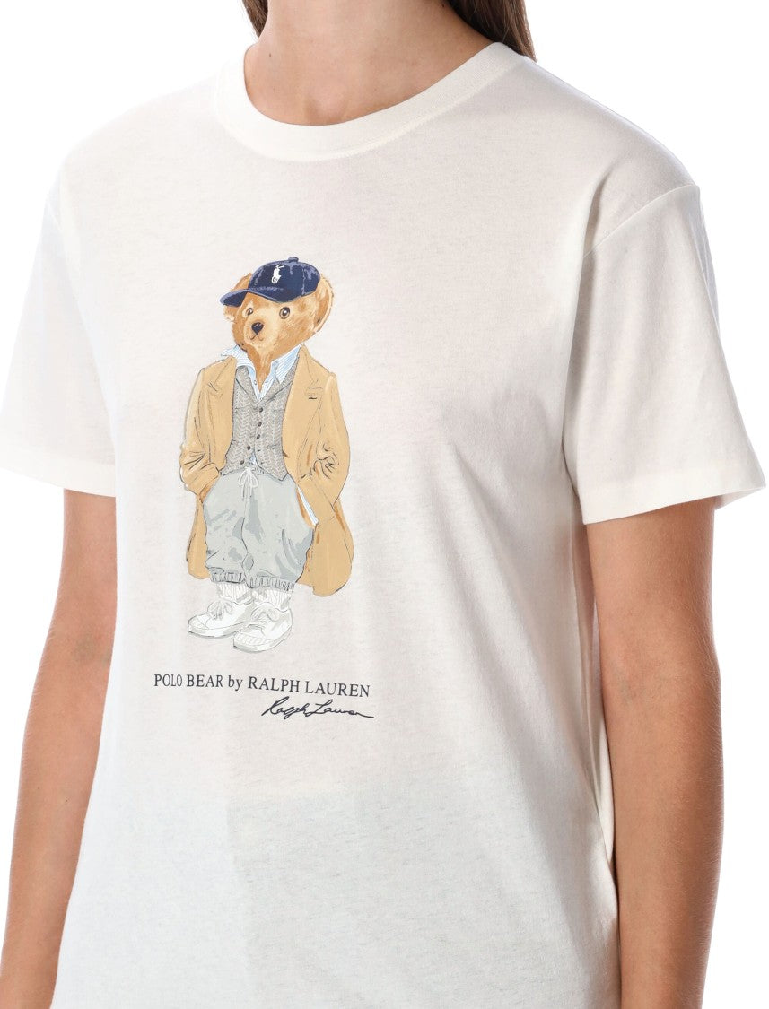 Polo Ralph Lauren Cotton Jersey T-Shirt With Iconic Bear Graphic