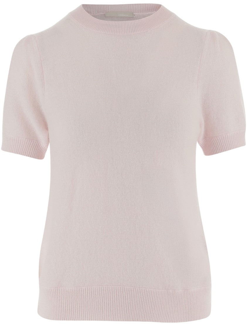 Allude Soft Cashmere Sweater With Round Neck