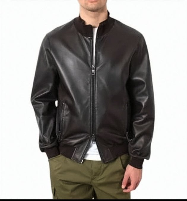 The Jack Leathers Reversible Brown Leather Jacket