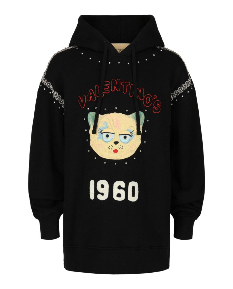 Valentino "Le Chat De La Maison" Patch Hoodie