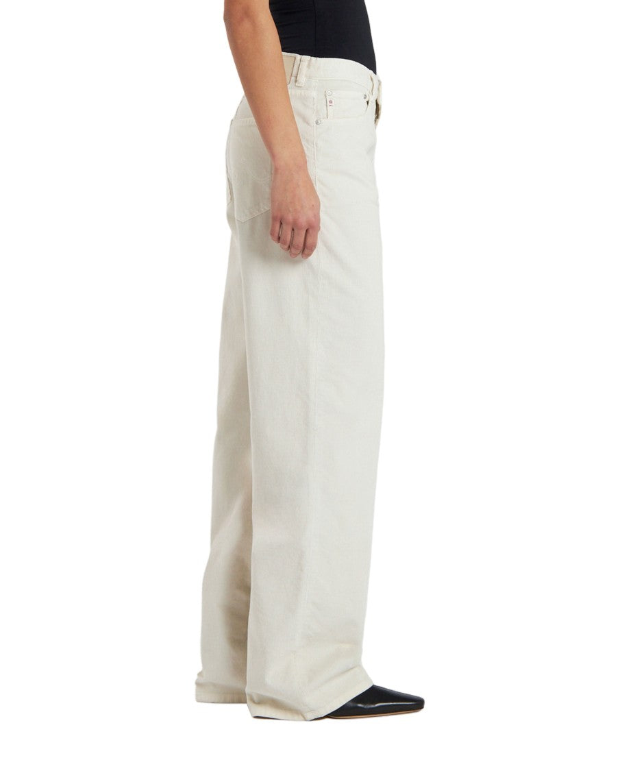 Ag High-Rise Wide-Leg Jeans With Five-Pocket Design