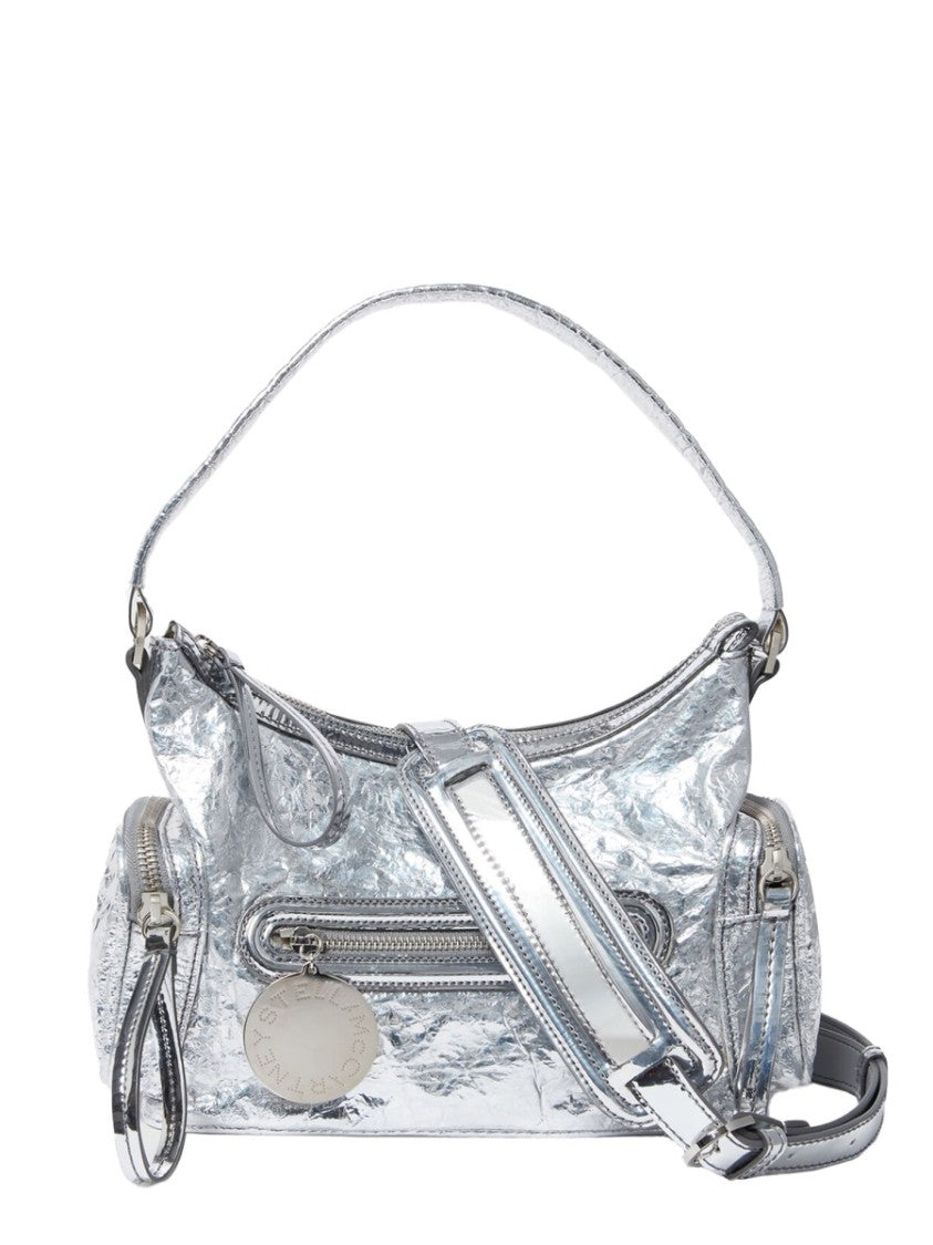Stella Mccartney Dartmoor Metallic Crinkled Handbag