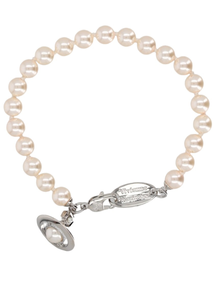 Vivienne Westwood Simonetta Pearl Fine Chain Bracelet
