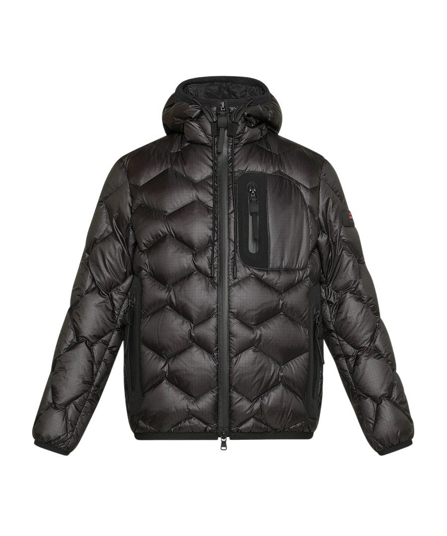 Peuterey Geometric Patterned Technical Pattern Down Jacket