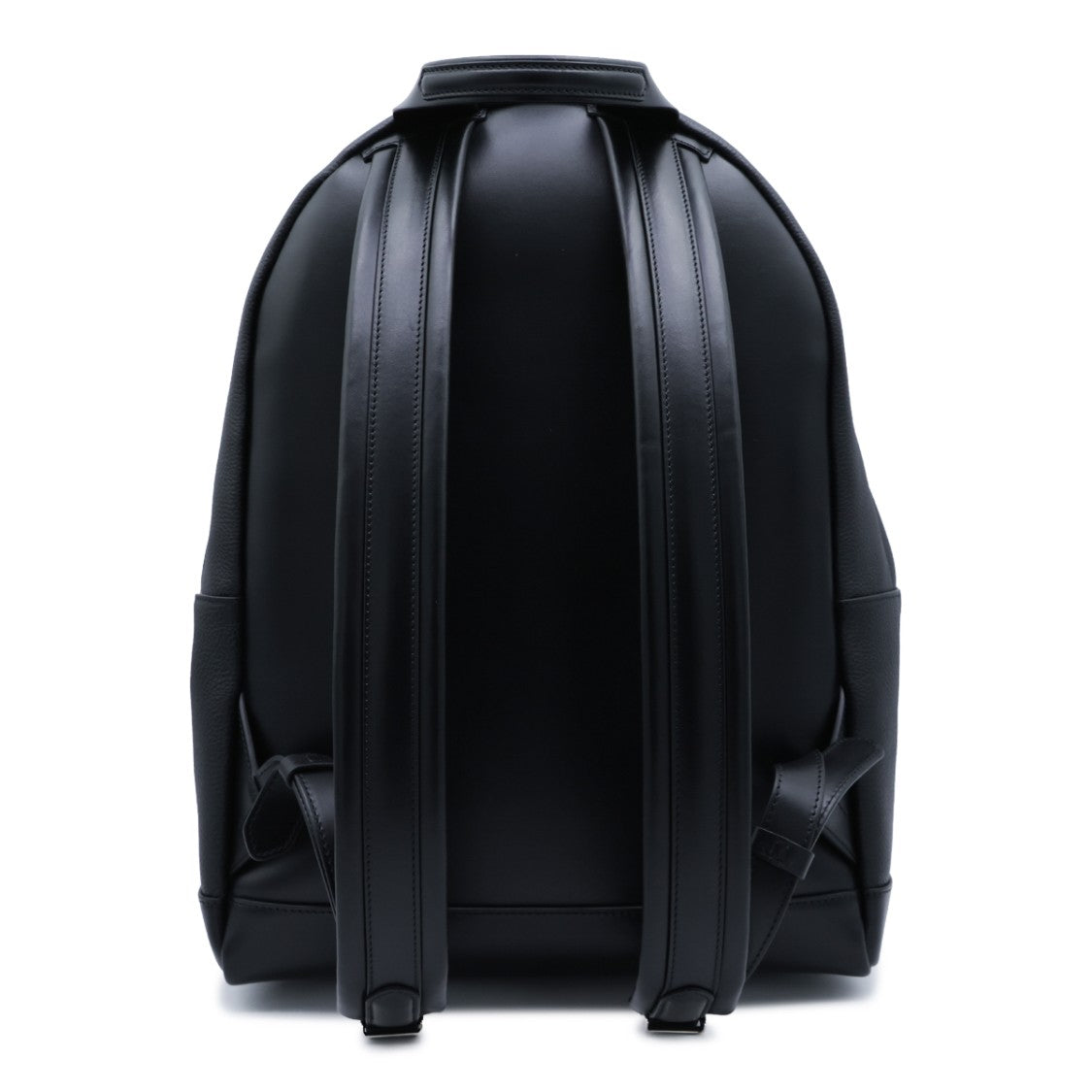 Tom Ford Black Leather Backpack With Contemporary Design