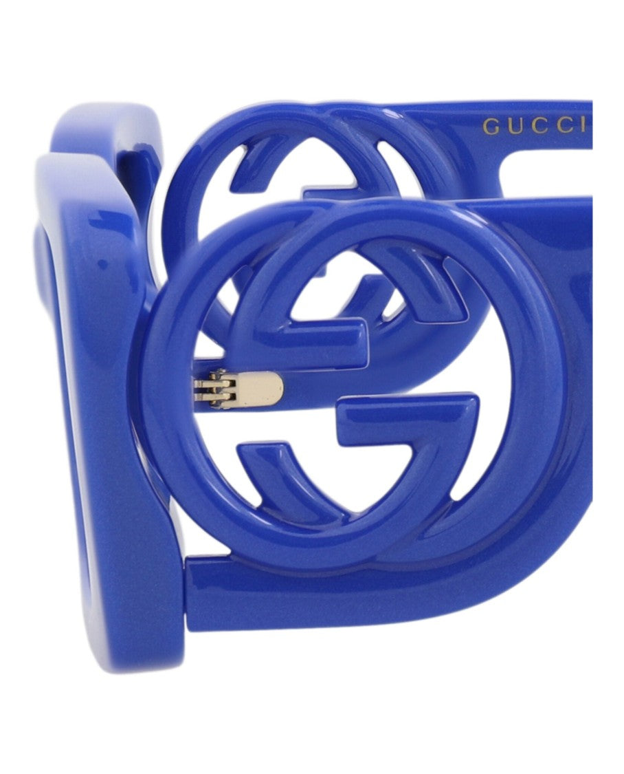 Gucci Square-Frame Injection Sunglasses