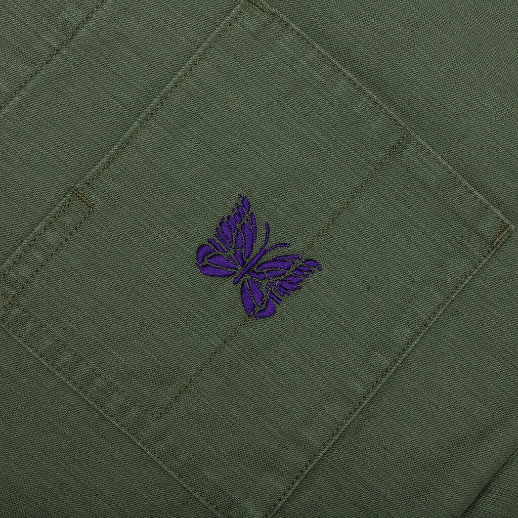 Needles Casual Green Cotton Jacket