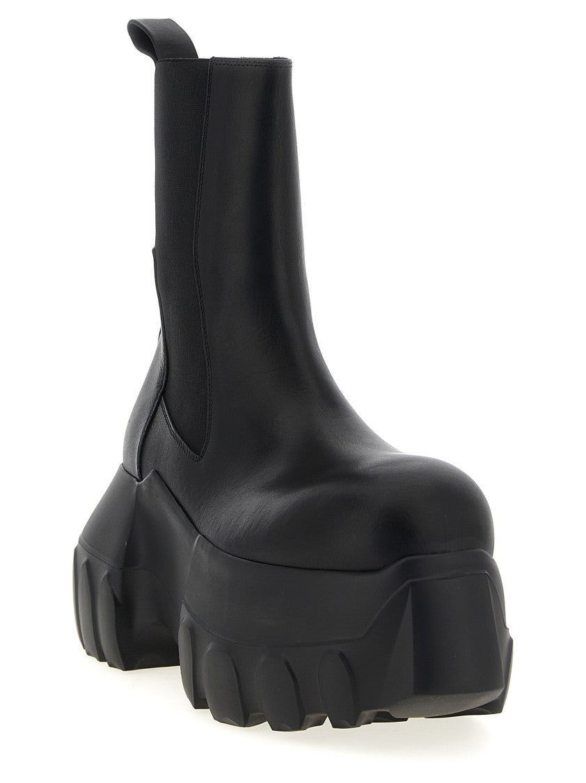 Rick Owens 'Beatle Mega Tractor' Ankle Boots