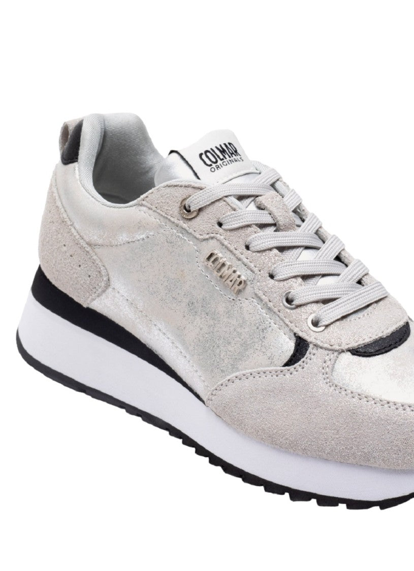 Colmar Originals Travis Punk Grey Sneakers With Raised Sole