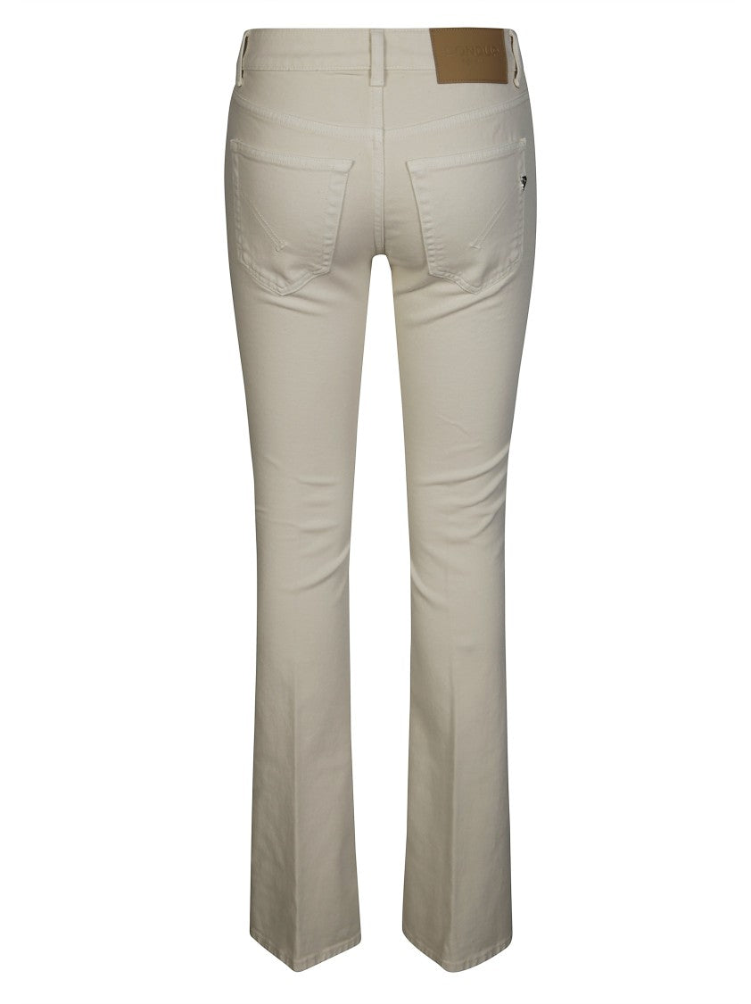 Dondup High-Waisted Wide-Leg Pants With Concealed Fastening