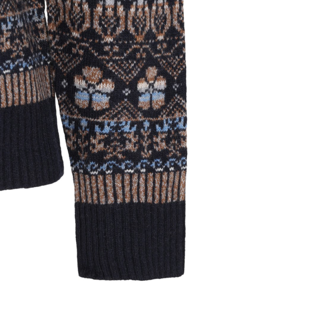 Nn.07 Multicolored Fair Isle Button-Up Cardigan