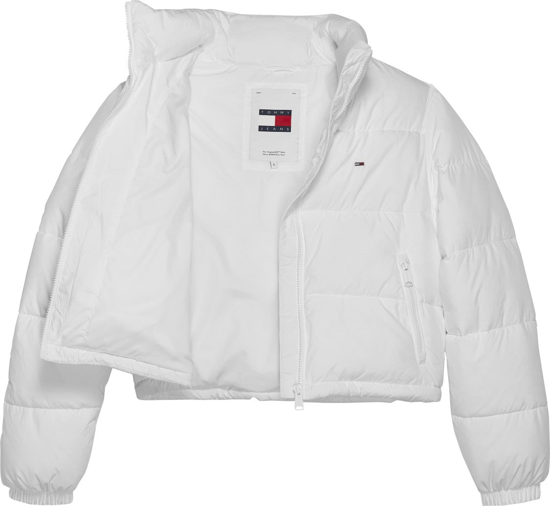 Tommy Jeans Quilted Insulated Jacket With Adjustable Fit And Convenient Pockets