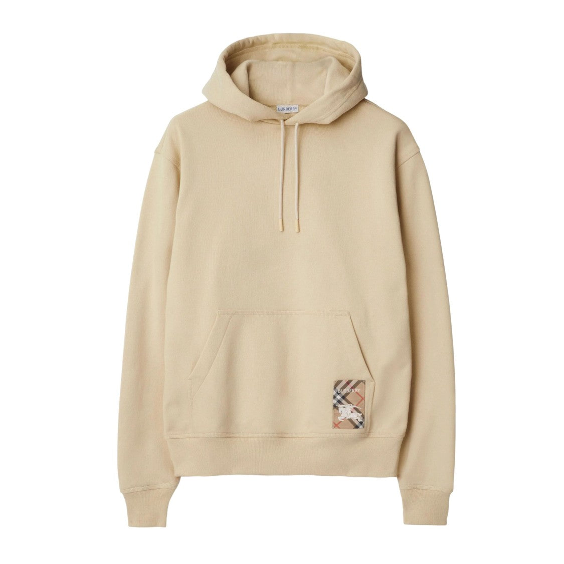 Burberry Relaxed-Fit Cotton Hoodie With Patch Detail