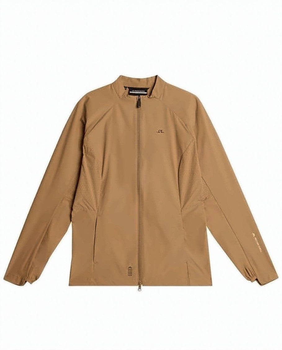 J Lindeberg Lightweight Brown Jacket With Design